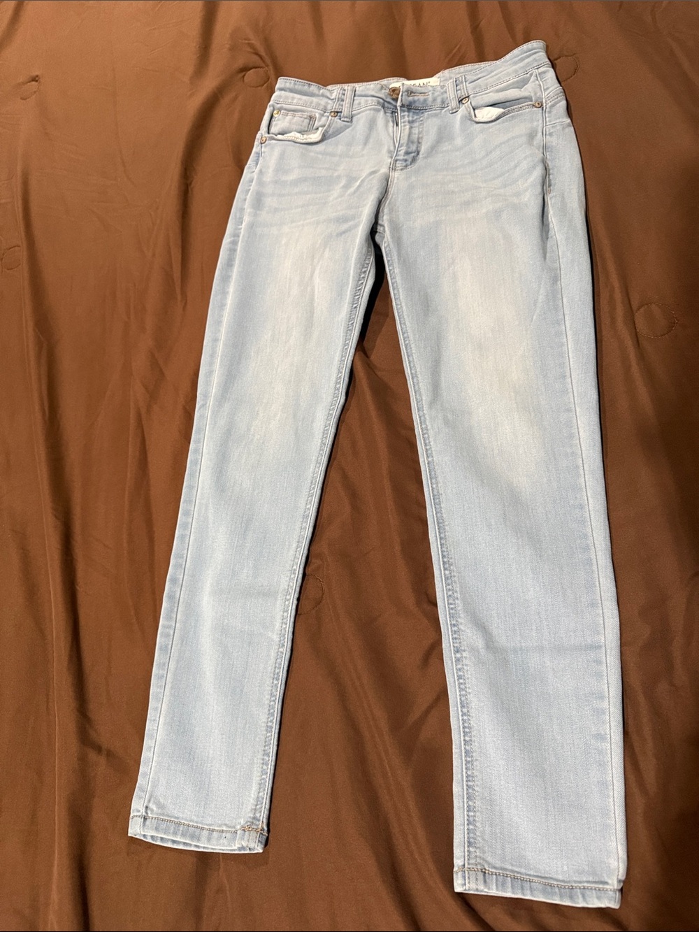 Light Wash Skinny Jeans for Women - Stretch Denim